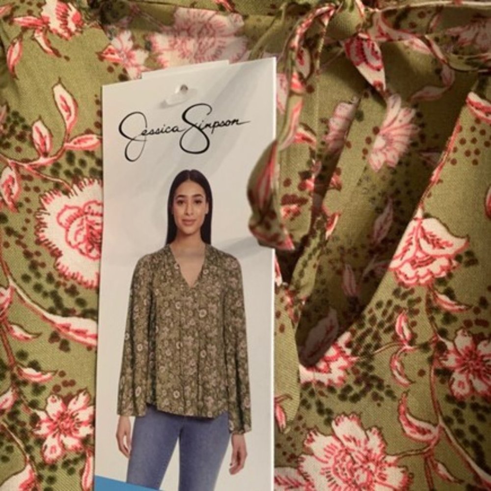 Jessica Simpson Leslie Boho Long Flare Sleeve XXL NWT - Picture 4 of 9